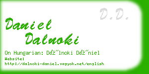 daniel dalnoki business card